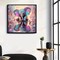 Elephant Paint by Numbers Kit for Adults Beginner,DIY Elephant Paint by Numbers for Adults,Easy Canvas Without Frame Home Wall Decor 16 x 16 in